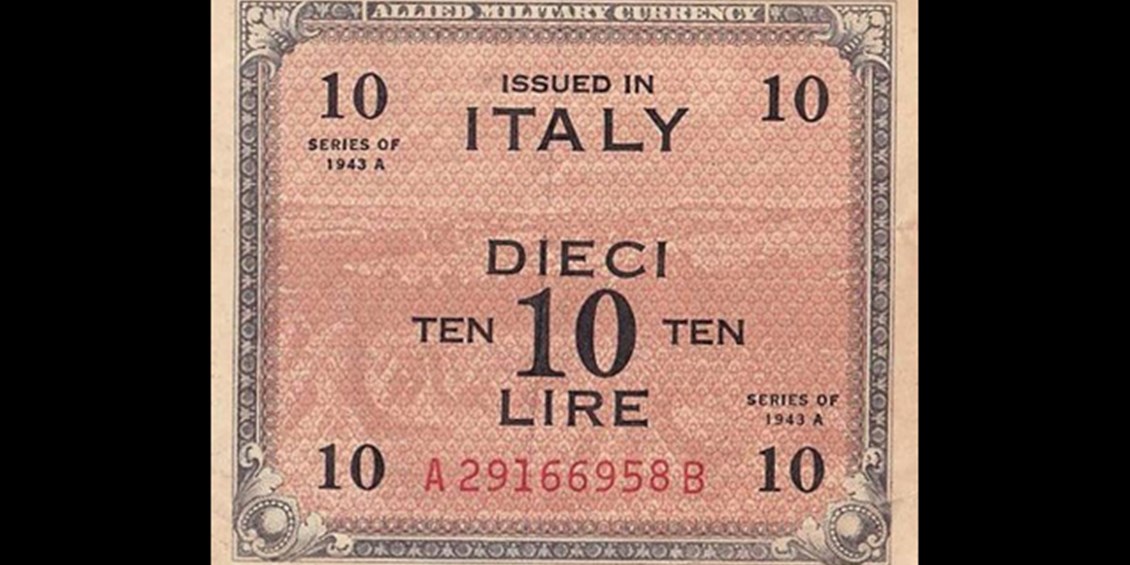 La “AM-Lira”, moneta falsa stampata dagli Stati Uniti, spiega il fatto che 80 anni dopo l'Italia resta “Territorio occupato