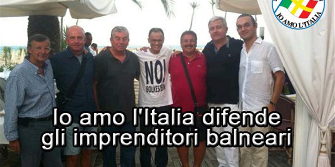 Io amo l’Italia sostiene gli imprenditori balneari e promuove uno sviluppo basato sull’economia reale  