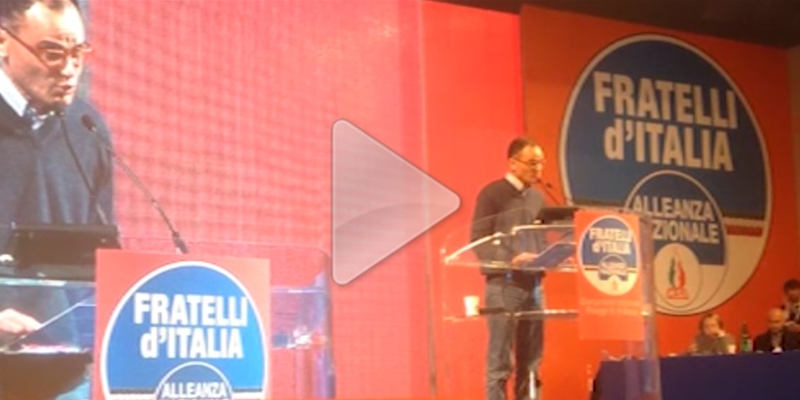Il mio discorso al Congresso di Fratelli d'Italia a Fiuggi: 