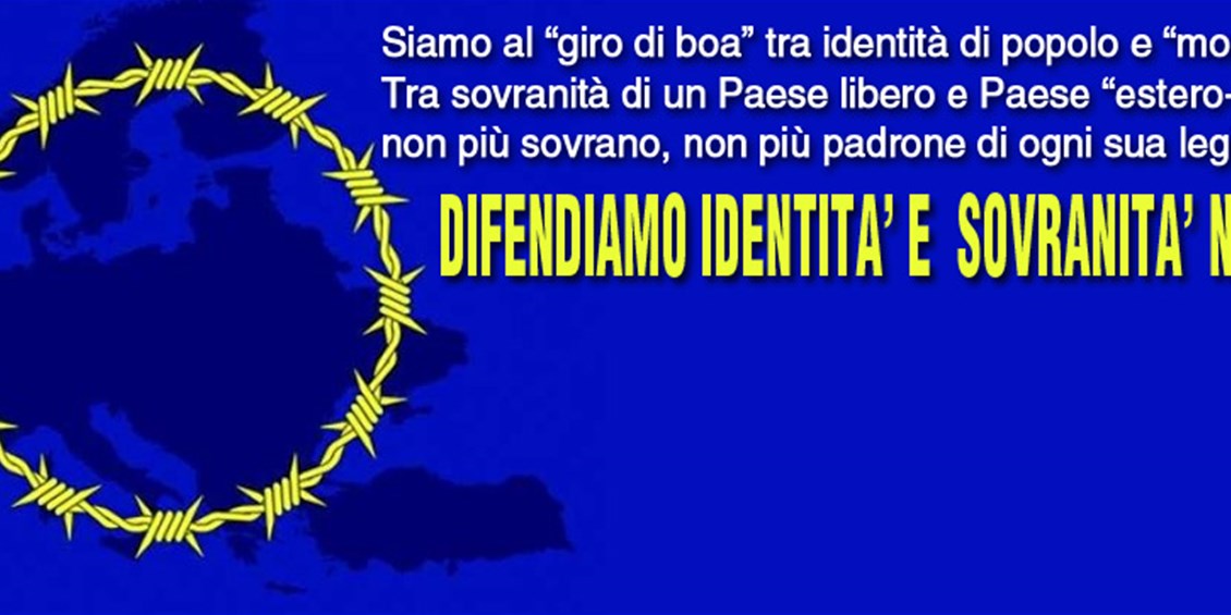 L’Italia rischia di perdere sia l’identità nazionale sia la democrazia